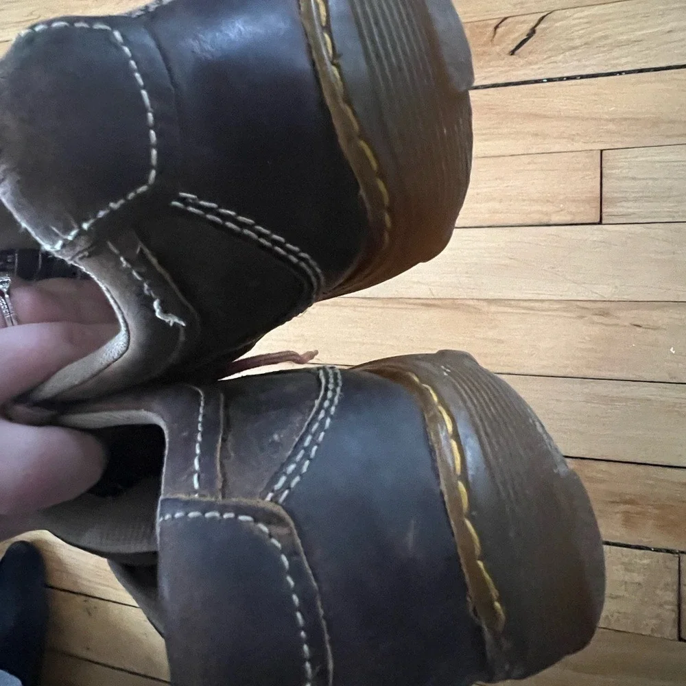Dr. Martens KURT Mens Brown Leather‎ Lace-Up Oxfords